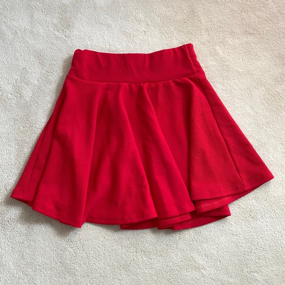 Dresses & Skirts - Gameday Red Cheerleader Skirt